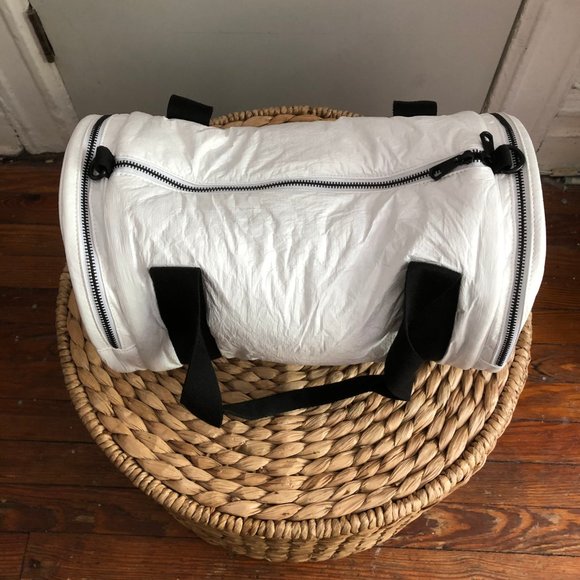 State White Nylon Duffel Bag - Picture 2 of 5